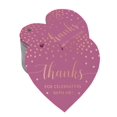 thumbnail image 1 of Inkdotpot Rose Gold Foil Paper Hang Tags Thanks For Celebrating With Me Birthday Favor Tags 50 Pieces, 1 of 1