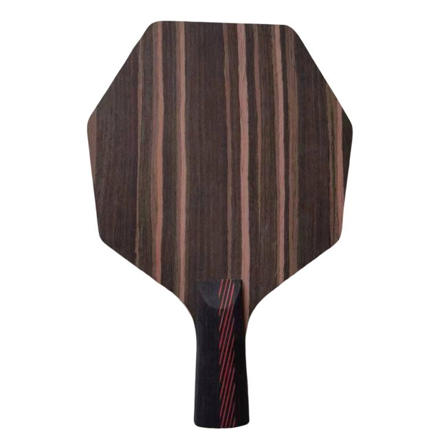 Table Tennis Racket Practical Wooden Lightweight Handmade Unique Professional Durable 5 Layers for Game Training Competition Casual Playing Penhold grip