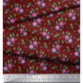 thumbnail image 2 of Soimoi Orange polyester Crepe Fabric Diamond Geometric Printed Craft Fabric by the Yard 42 Inch Wide, 2 of 3