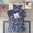 thumbnail image 3 of Pemberly Row Contemporary 100 Percent Polyester Printed Comforter Set in Multi, 3 of 13
