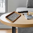 thumbnail image 4 of Rattan Shell Storage Tray - Multi-Functional Woven Basket for Living Room, Picnic, Restaurant Coffee Table, Dried Fruit & Snack Serving, 21x31x3cm, 4 of 5