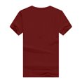 thumbnail image 4 of Birdeem Unisex Funny Printed Pattern Casual Fashion Soild Color Short Sleeve Tops, 4 of 7