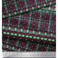 thumbnail image 3 of Soimoi Moss Georgette Fabric Aztec Southwestern Print Fabric by Yard 42 Inch Wide, 3 of 3