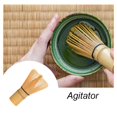 thumbnail image 4 of Matcha Whisk 100 Prong Natural Tea Powder Whisk Semi Handmade Chasen For Making And Stirring Matcha Golden Matcha Green Tea Whisk Mixer Attachment Holder Stirring Wand Screaming Chicken Pancake Batter, 4 of 4