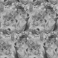 thumbnail image 1 of Ahgly Tapis d'Intérieur Lavable en Machine Carré Gris Nuage Gris, 5 Pieds Carré, 1 of 7