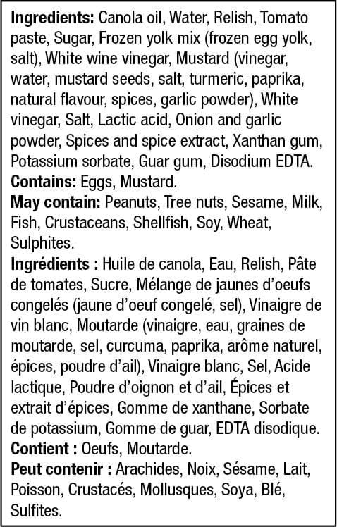 Great Value Secret Burger Sauce & Dip