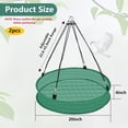 thumbnail image 3 of Hanging Bird Feeder Platform Large Birds Catcher Tray Adjustable Hoop Outdoor Garden Durable Mesh Design Attracts Wild Birds, 3 of 6