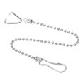 thumbnail image 1 of Uxcell Levier de Poignée de Toilette 7,87 Pouces Remplacement à Bille Flappers Chaîne Acier Inoxydable Ton Argent 3 Pcs, 1 of 6