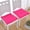 Hot Pink4, variante sur Coussin de Chaise Givré Uni Coussin de Chaise de Salle à Manger Coussin de Siège pour Bureau Étudiant et Hiver Non Décolorant