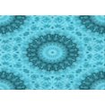 thumbnail image 1 of Ahgly Company Machine Washable Indoor Rectangle Transitional Dark Turquoise Green Area Rugs, 2' x 4', 1 of 7