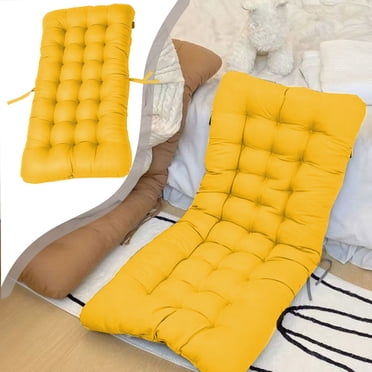 Roiihwy Outdoor Patio Chair Cushions Seat, Soft Lounge Rocking Chair Cushion for Patio, Floor Pillow, Chair, Car, Office