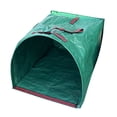 thumbnail image 1 of Large Capacity Dustpan Type Leaf Collector with Bracket for Outdoor Gardening Rain Proof Yard Waste Storage Container, 1 of 6