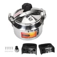 thumbnail image 2 of Aluminum Pressure Cooker, Explosion Proof Electric Pressure Cooker, Large Capacity Slow Cooker, Rice Cooker, Steamer, Sauté, Gas Stove Eletric Stove Cooking, Easy to Clean, 2 of 7