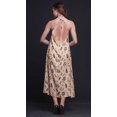 thumbnail image 4 of Bimba Robe Décontractée Longue Dos Nu à Col Licou pour Femmes, Robe de Plage Imprimée - X-Grand, 4 of 6