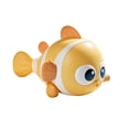 thumbnail image 3 of Windup Fish Bathtub Toy Bathtime Gift Clockwork Swimming Water Toy for Kids Yellow, 3 of 9
