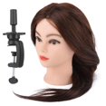 thumbnail image 3 of Mannequin de Formation en Coiffure 80 % Cheveux Humains Beau Tête Tête avec Cheveux Coiffeur Coiffeur, 3 of 8