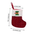 thumbnail image 3 of Vaidha Décorations de Noël Chaussettes de Noël Rouges Tricotées Alphabet Brodé Chaussettes Cadeau Colorées 26 Lettres, 3 of 4
