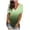 Green, variant on Mefallenssiah Women's Fashion Casual Gradient V-neck Short Sleeve Loose T-shirt Tops Blue XXXL