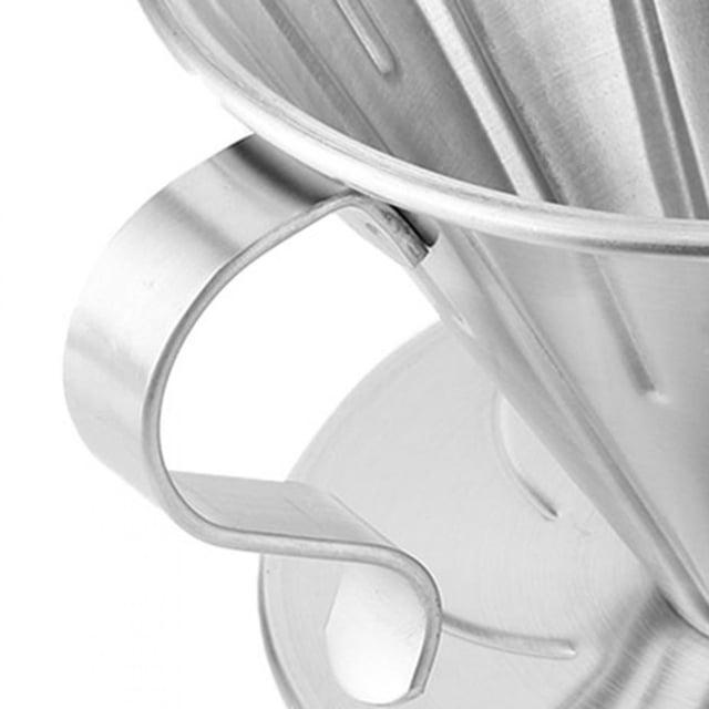 Stainless Steel Pour Over Coffee Dripper Cone Filter Cup Stand Coffee Machine Accessories for Home and Office