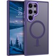 thumbnail image 1 of [PST] Samsung Galaxy S25 Ultra Case, Matte Rubber Hybrid Back Cover with Magnetic MagSafe Compatible, 1 of 5