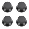 thumbnail image 2 of 4PCS Metal Knob Caps, Easy Install Metal Tone Volume Control Knobs for Electric Guitar Bass, ST Style Compatible, 6mm Inner Diameter Potentiometer, 2 of 7