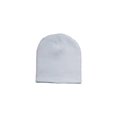 thumbnail image 1 of Knitted Cap Cuffless Beanie- White, 1 of 1