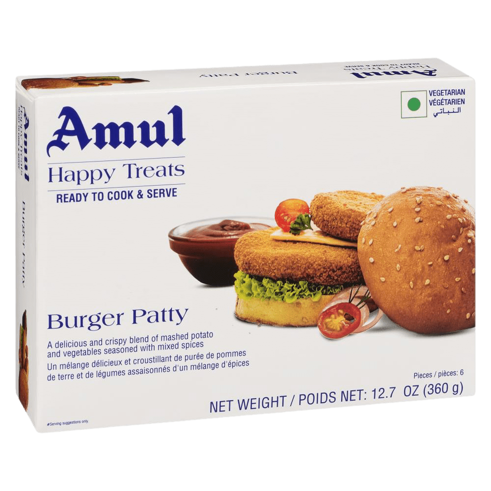 Amul Burger Patty 360 g