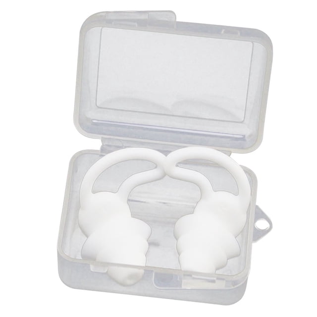 MesaSe Bouchons d'Oreilles de Natation en Silicone Doux, Bouchons d'Oreilles Réutilisables et Étanches pour Adultes, Réduction de Bruit, pour Menuiserie, Voyage, Douche, Bain
