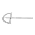 thumbnail image 2 of Protractor Ruler Goniometer Ruler Stainless Steel Angle Finder 0-180 Degree Stainless Steel Protractor Goniometer Angle Finder Gauge 15cm Ruler 150 X 200mm, 2 of 8