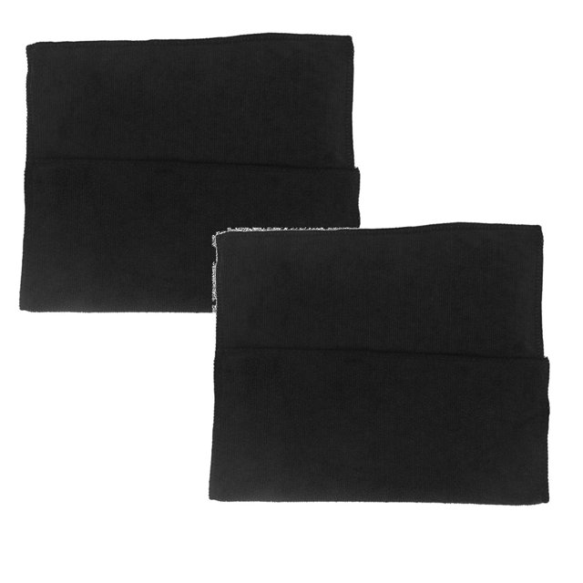 Oleegame 2PC Ten Dollar Items Dishwashing Cloth Black Fiber Dishcloth Kitchen Cleaning Cloth Multi Functional Cleaning Cloth Car Wash Clean Towel Black