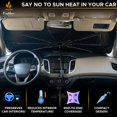 thumbnail image 3 of Sedan SUV Car Sun Shade for Windshield UV Rays and Heat Sun Visor Protector,Foldable Windshield, 3 of 7