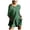 Green, variant on TrendOFT Womens Casual Summer Jumpsuit Striped Print Short Sleeve Crew Neck Baggy Backless Womens Overalls Rompers Light Pink XXL