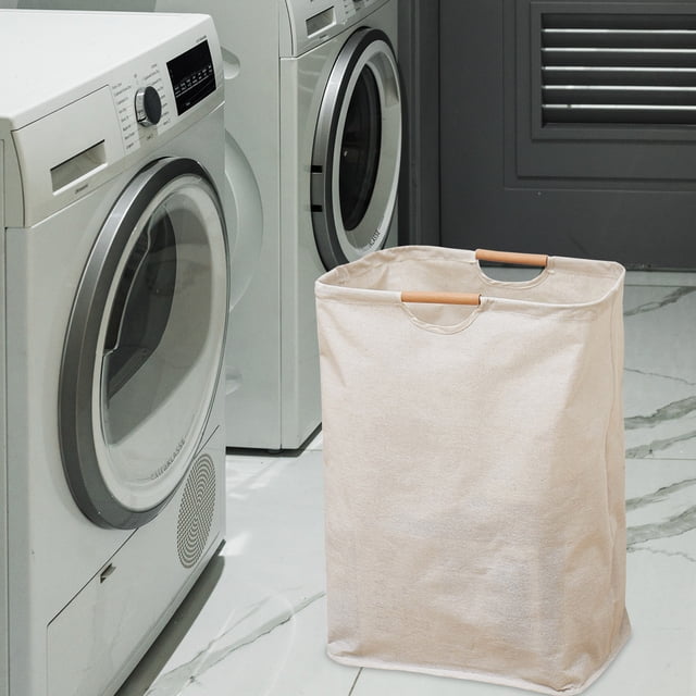 BAOPAI Panier à Linge Pliable avec Poignées, Grande Capacité, Organisateur de Rangement pour la Maison, Gain de Place