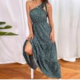 thumbnail image 4 of Pompotops Fashion Womens Rounk Neck Solid Summer Bandag Short Sleeve Pants Jumpsuit, 4 of 9
