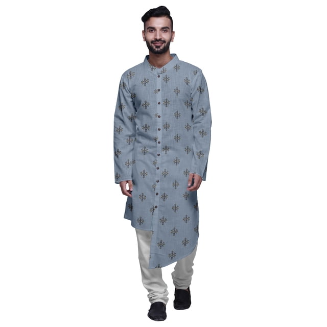 Atasi Cotton Printed Kurta Set For Men Designer Casual Kurta Pajama Clothing