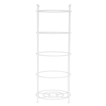 Era Michaels Freestanding Toilet Paper Holder White 5.55 x 15.16in