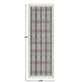thumbnail image 3 of Casavani Tapis Kilim Moderne Bleu Fait à la Main pour la Maison Tapis d'Extérieur Boho Durrie 4x7 Pieds, 3 of 5