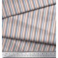 thumbnail image 2 of Soimoi Modal Satin Fabric Stripe & Paisley Fabric Prints By Yard 42 Inch Wide, 2 of 3