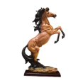 thumbnail image 2 of jifeng Statue de Cheval Debout Grande Statue en Résine Sculpture Décorative Table Animal Marron, 2 of 9