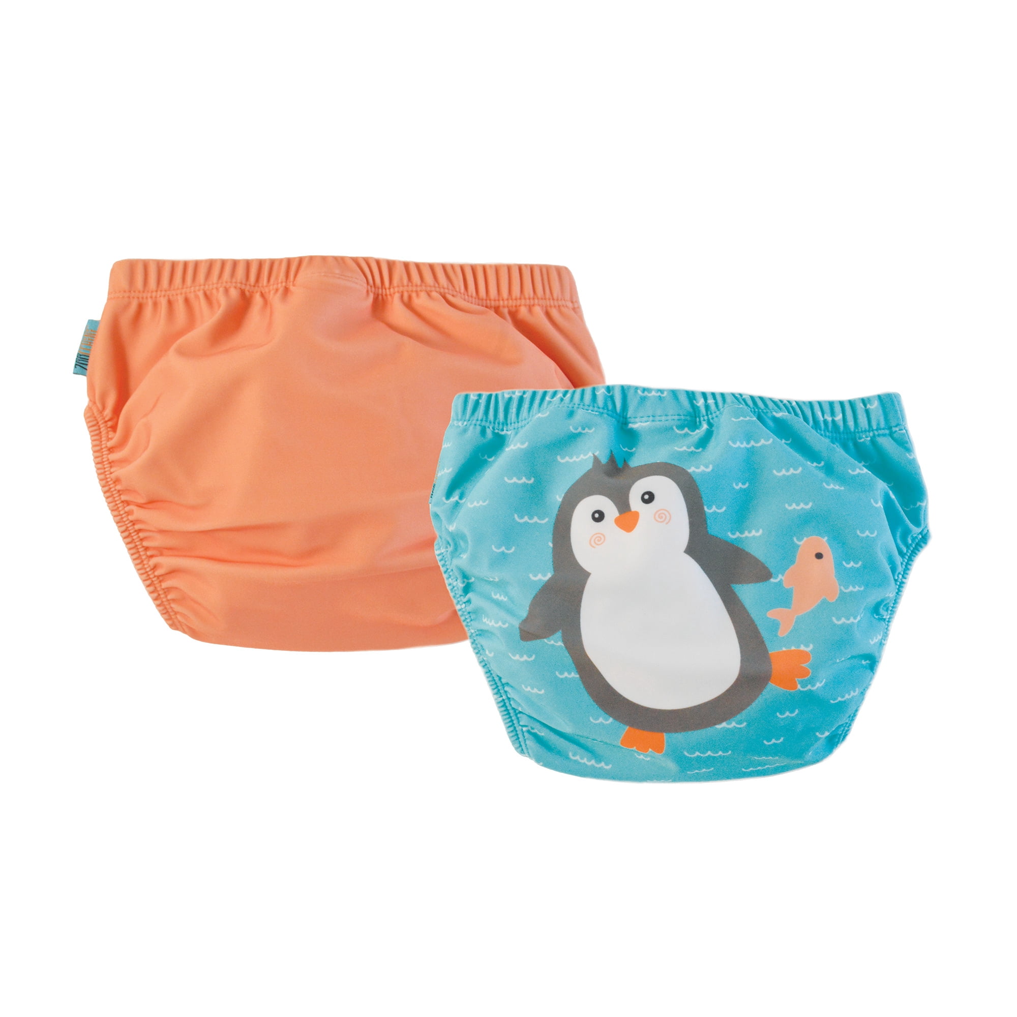 ZOOCCHINI - Ensemble de 2 Couches de Bain Tricotées Pingouin 2T-3T
