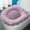 Rose, variante sur Liquidation Aujourd'hui! Housse de Siège de Toilette en Tricot Doux avec Poignée, Épaisse, Chaude, Lavable, Ajustement Universel pour la Maison