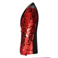 thumbnail image 3 of Tenues Rouges pour Homme Automne Hiver Travail Bureau Élégantes à Paillettes Scintillantes Vestes Blazers Tenue Hommes 2025 Vêtements TG, 3 of 3