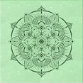 thumbnail image 1 of Ahgly Tapis d'Intérieur Lavable en Machine Carré Vert Menthe, 4 Pieds Carré, 1 of 7