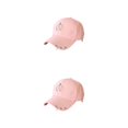 thumbnail image 4 of mmirethe Classic Baseball Hat With Ring Decor Adding Touch Of Style To Outfits Casual Semi-ring Pink 2Set, 4 of 6