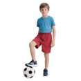 thumbnail image 2 of TOPTIE Short de Soccer pour Grands Garçons, Shorts de Course de 8 Pouces avec Poches-Rouge-M/ 10-12, 2 of 7