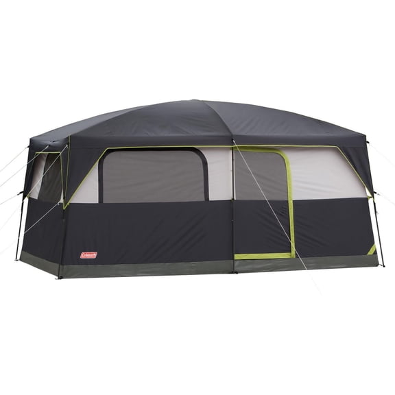 Coleman 9-Person Prairie Breeze Lighted Cabin Camping Tent