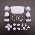 thumbnail image 1 of Replacement Buttons Set D-Pad L1 R1 L2 R2 Trigger Button Key Accent Ring For PS5 V3.0 BDM-030 Controller white, 1 of 5