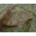 thumbnail image 4 of oneOone Silk Tabby Fabric Leaves & Floral Block Print Fabric By The Yard 42 Inch Wide, 4 of 5