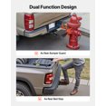 thumbnail image 3 of VEVOR Hitch Step for 2 Inch Receiver, Universal Rear Bumper Guard Protector with 350 LBS Load Capacity, Wide & Non-Slip Tow Hitch Step with Pin Kit and Stabilizer, Fit for Truck, SUV, Pickup, Trailer, 3 of 9