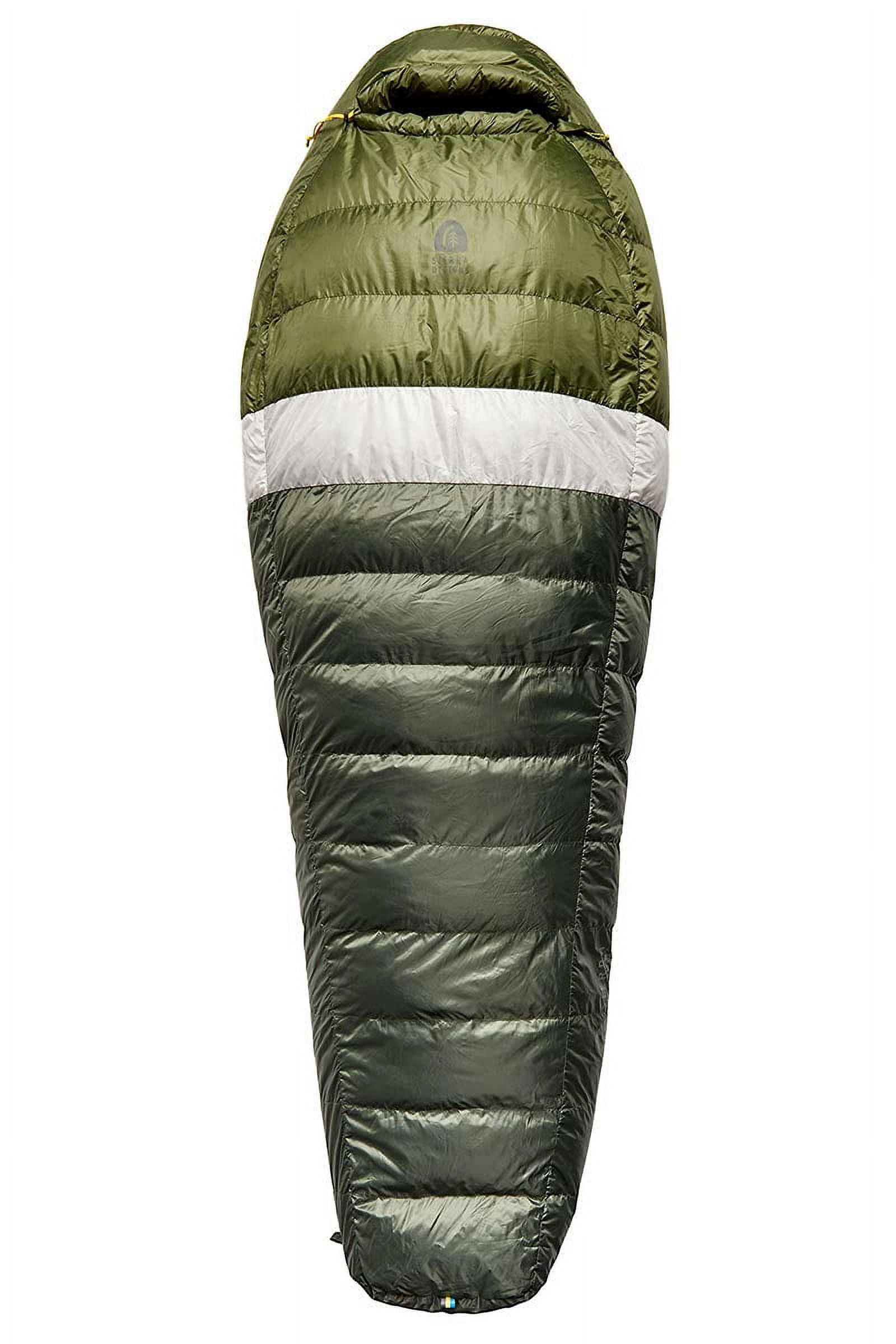 Sierra Designs Get Down 20 Degree Sleeping Bag - 550 Fill Power DriDown (PFC Free) Mummy Style Camping & Backpacking Sleeping Bags for Men & Women Stuff Sack Included (Long)